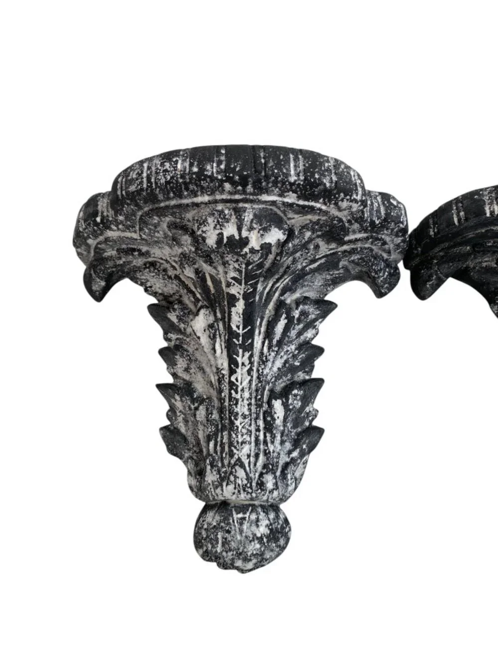 Vintage Style Acanthus Leaf Corbels Architectural Wall Shelf Sconces